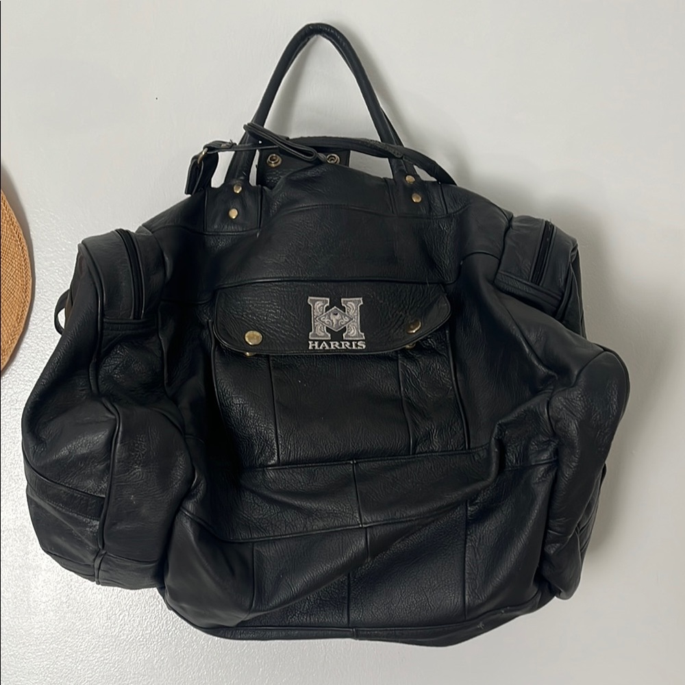 Black Leather Men's Bag